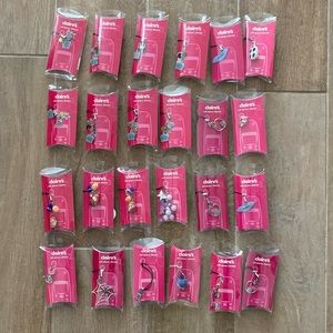 24 pieces Claire’s charms